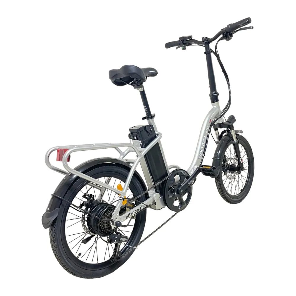 Электровелосипед Volteco FLEX серебристый 4